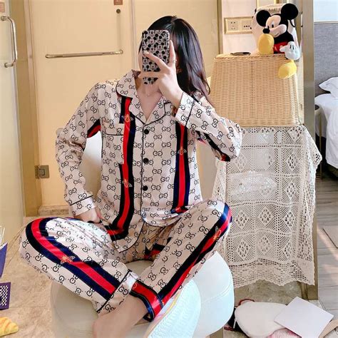 gucci robe women|Gucci pajamas set women's.